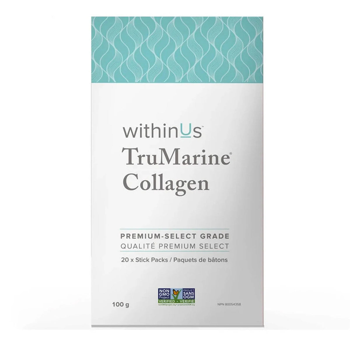 TruMarine Collagen Stick Pack Container (5G Sticks X 20)