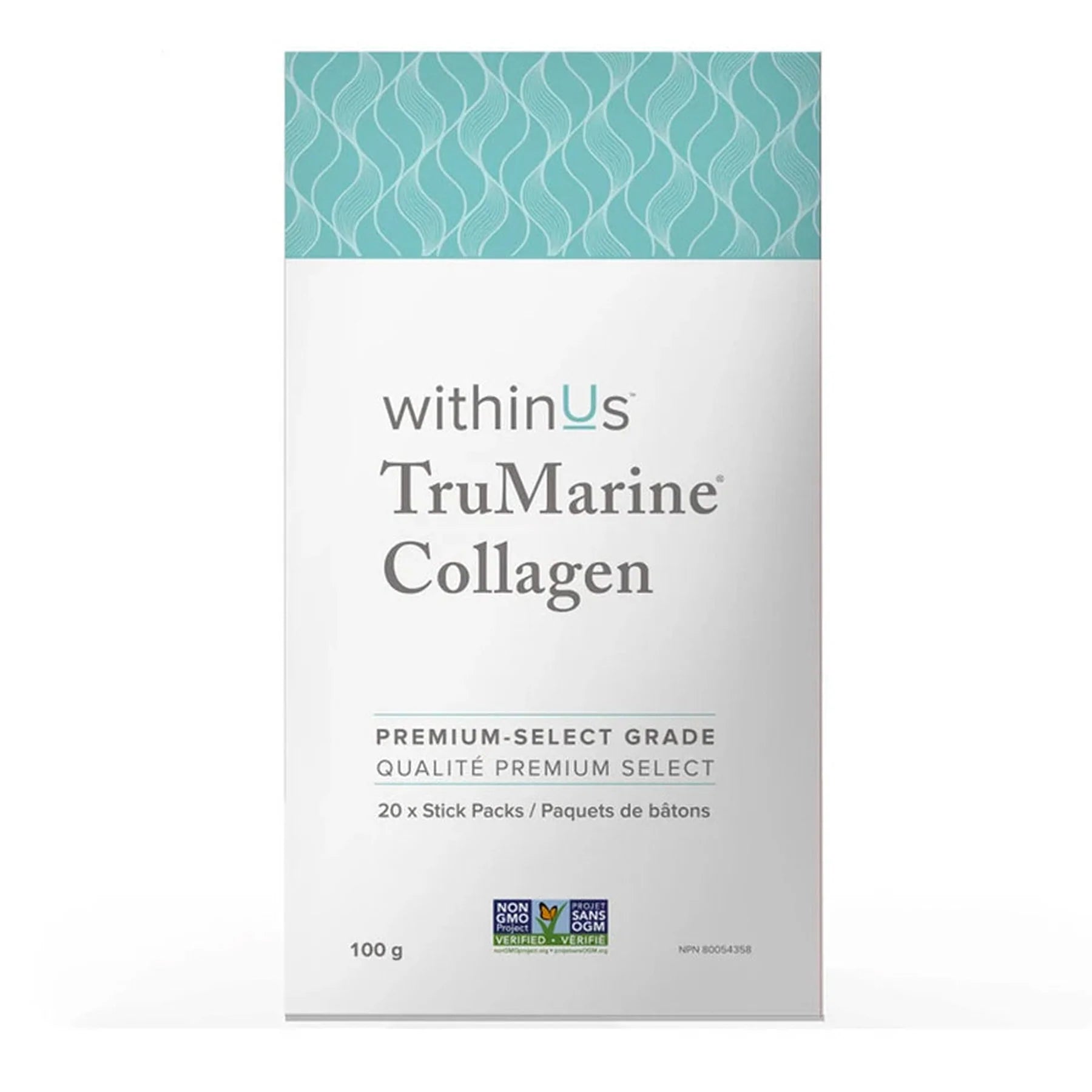 TruMarine Collagen Stick Pack Container (5G Sticks X 20)